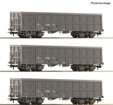 Roco 6600203 - H0 - 3-tlg. Set Offene Güterwagen, SNCF, Ep. V-VI
